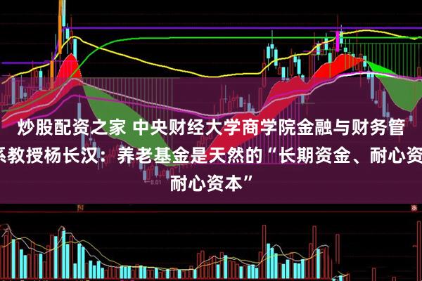炒股配资之家 中央财经大学商学院金融与财务管理系教授杨长汉：养老基金是天然的“长期资金、耐心资本”